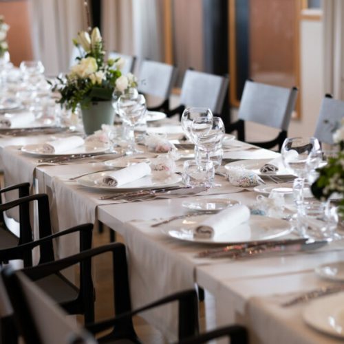 Table de mariage en salle panoramique