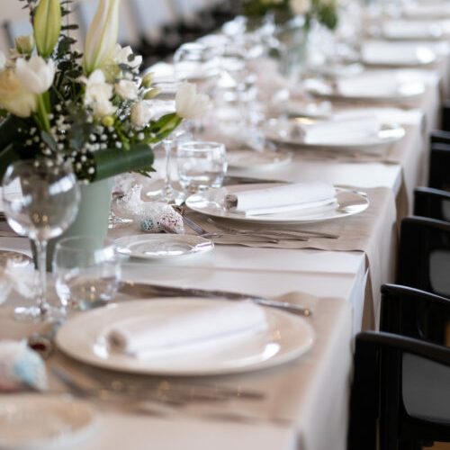 Table de mariage en salle panoramique